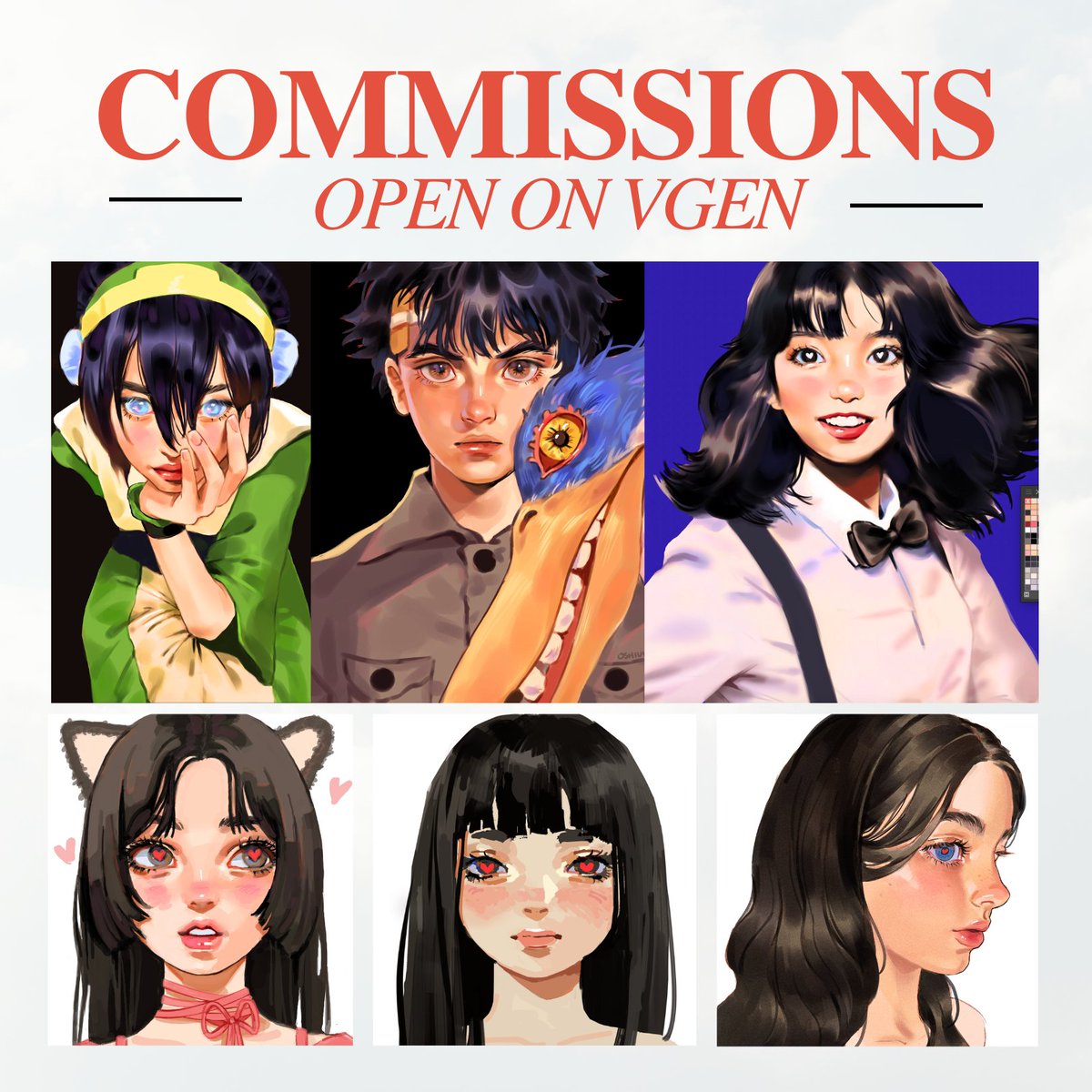 ✨ COMMISSIONS OPEN ✨

more info on my vgen! check the link below or in my bio 💜 RTs are appreciated 💜