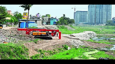 🚨🌉 Port Maduravoyal expressway👷🏻‍♂️Soil testing almost complete & piling for foundation set to start at Aminjikarai section🤩 

So it starts 😉

🏗️Approach lanes being set and activities have begun at bank opp to VR mall and Anna nagar aswell

They will finish pile caps for entire…