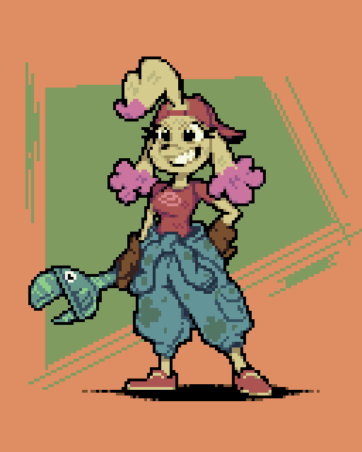 @aaronchenart happy birthday you lil' scamp i pixelled louise