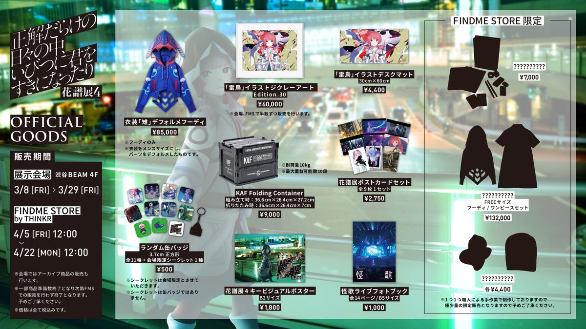 花譜 information on X