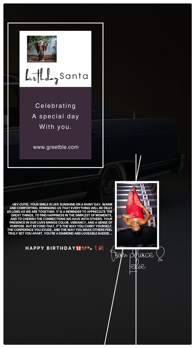 GreetbleLtd's tweet photo. HAPPY BIRTHDAY TO THE MOST BEAUTIFUL BADDIE 

FROM 
https://t.co/NA2LQyz2yg 

#BADDIE 
#ASHMUSY
#ROLLSROYCE
#GREETBLE
#HAPPYBIRTHDAY https://t.co/sZjTO333eX
