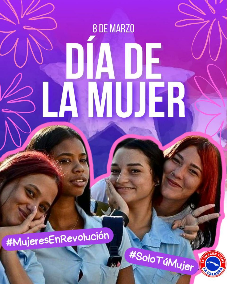 cubacooperaven's tweet photo. A todas las mujeres cubanas, que con su obra enorgullecen a la Patria, Felicidades en el #Díadelamujer, gracias por sostener y levantar la resistencia creativa, todos los días. #MujeresEnRevolución 🤎
#CubaPorLaVida🤎
@cubacooperaven🤎
 @MINSAPCuba 🤎
@DrYusleivy🤎 https://t.co/CSupE9sQbl