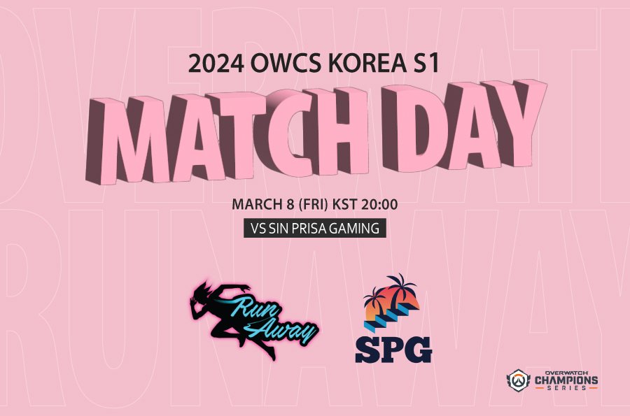 Runaway_OW's tweet photo. RUNAWAY VS SPG https://t.co/w4QRx9iR1D
