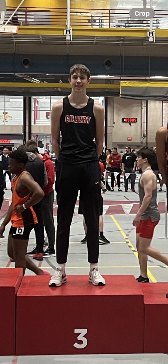 Awesome job Dillon. 3rd place in high jump today at IATC Meet. #OneTigerTeam