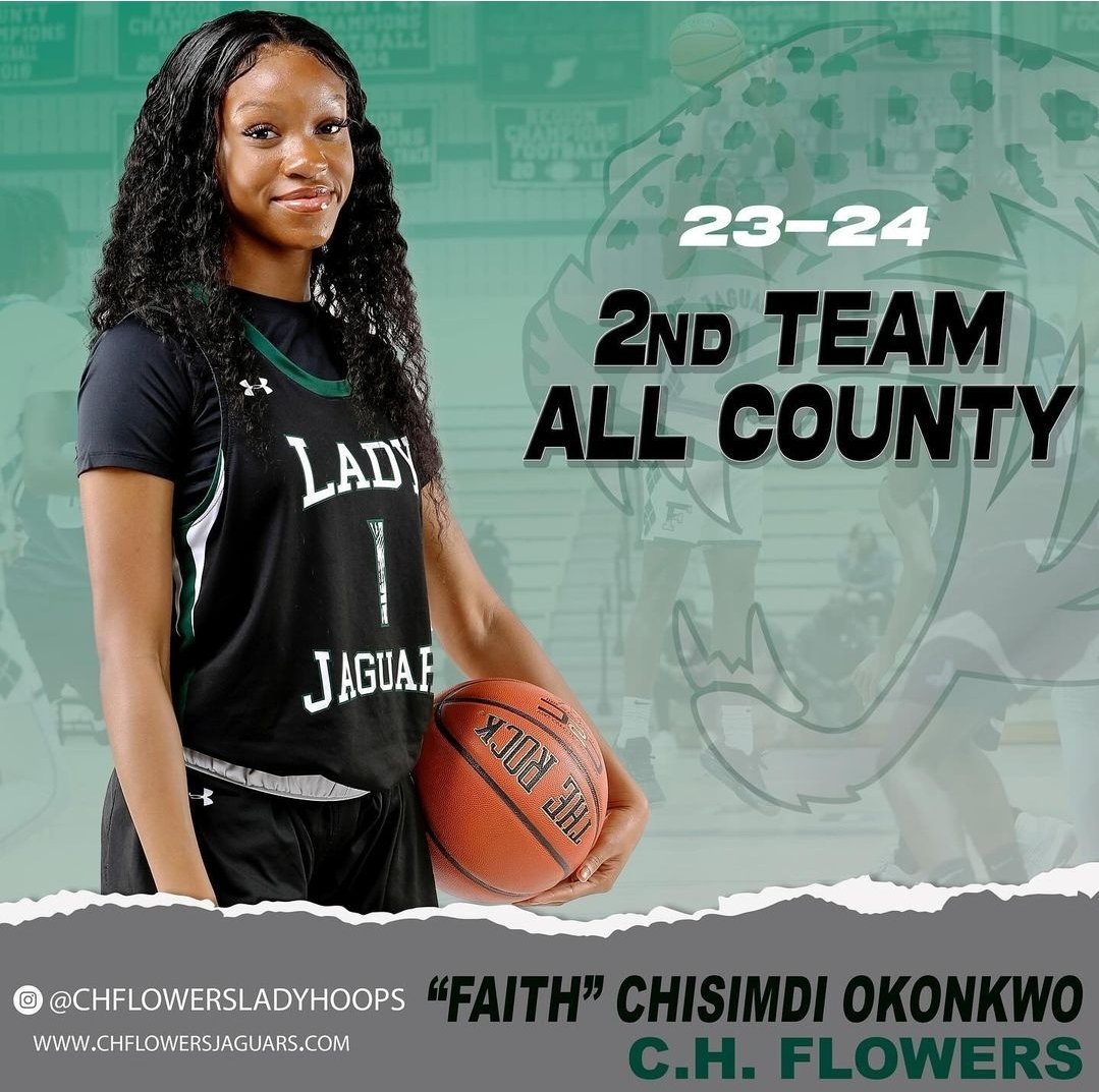 And another one! Congratulations Faith for making the 2nd Team All County. #JaguarPride
