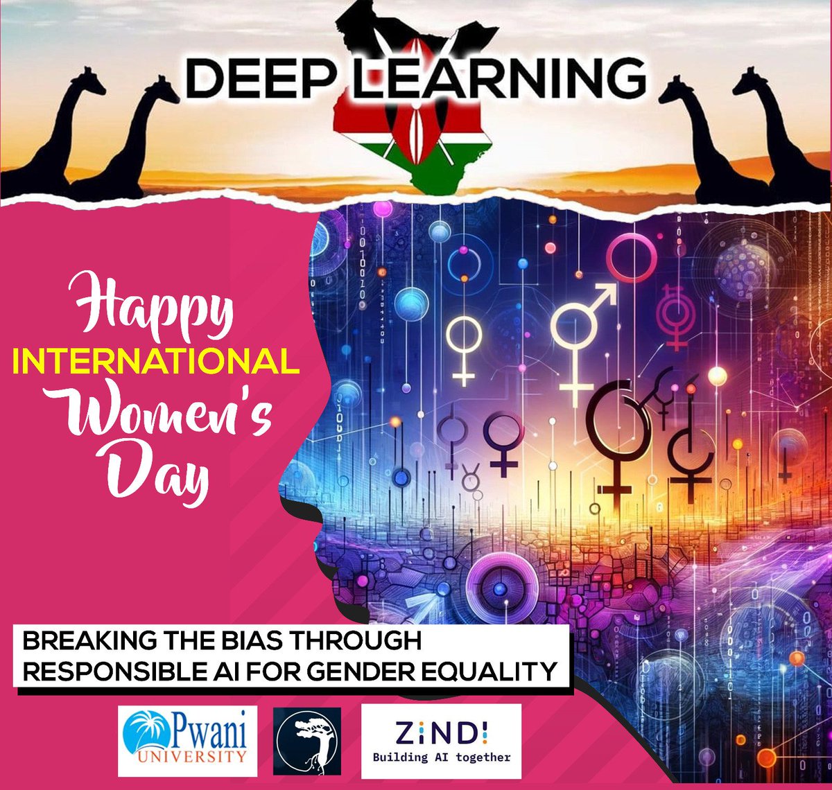 🎉 Today, we embrace the theme #BreakingTheBias to forge a path towards true #GenderEquality. Let's celebrate the strides we've made & commit to uplifting every woman & girl. Together,we can build an equal future.💪🏿 #IWD2024 #EmpowerHer2024 @UN_Women @ZindiAfrica @kaggle @AI4Dev