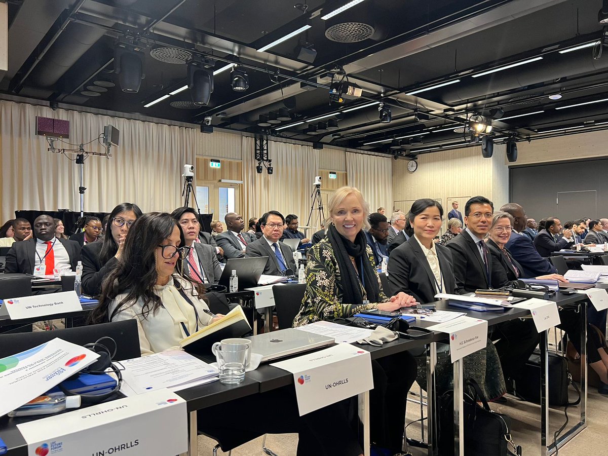 🇱🇦 Lao delegation participated in this year’s LDC Future Forum held in Helsinki, Finland 🇫🇮 focusing on innovation, structural infrastructure, job creation for least developed countries. #LDCFutureForum #SustainableDevelopment