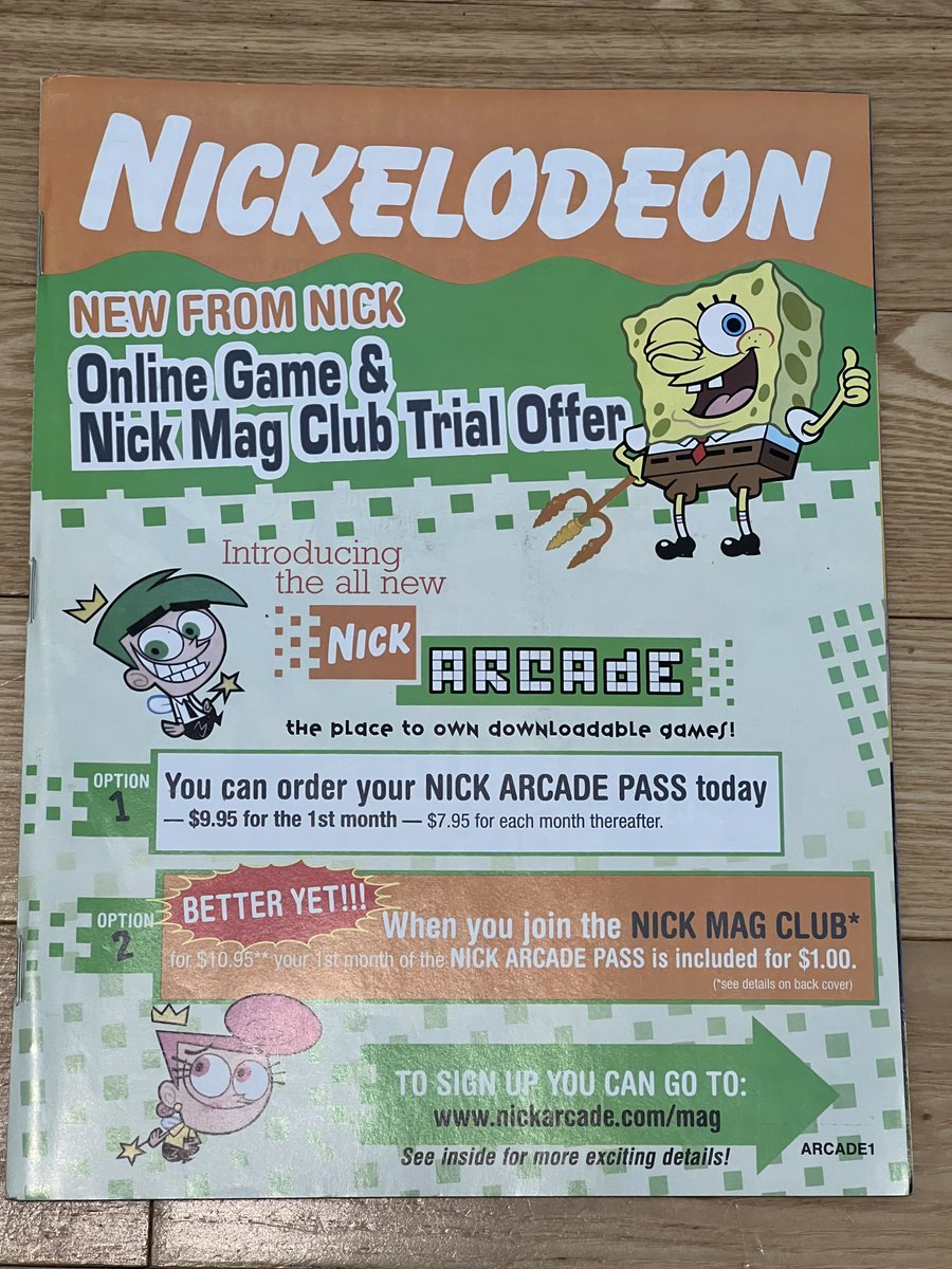 HTF Vintage #Spongebob Nickelodeon #NickMagazine with 
#WallaceAndGromit October 2005 FREE SHIP

#nickelodeon #SpongeBobSquarepants #halloween #october #vintage2000s #comics #collectibles #magazines #cartoons #animation #ebayfinds

 ebay.com/itm/2667093376… #eBay