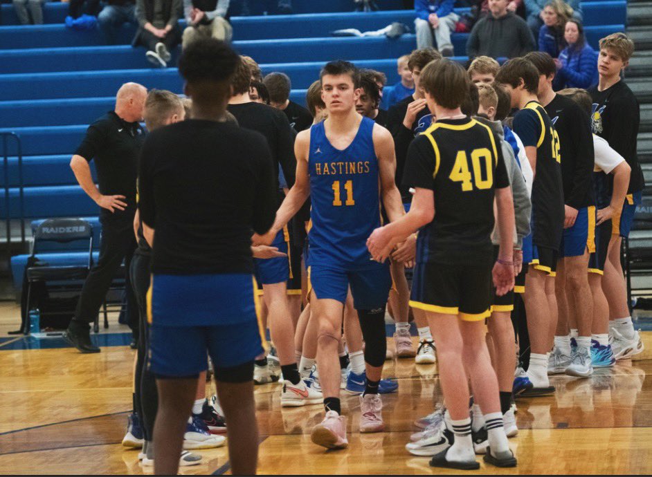 Thank you Hastings for an amazing 9 years of my life.

School Records:
-3rd all-time leading scorer in history 
-Most points in a single half (32)

Career Varsity Stats:
-1,272 Points
-174 3PM
-365 Rebounds
-217 Assists 
-161 Steals
-460 FGM

Beyond Grateful.