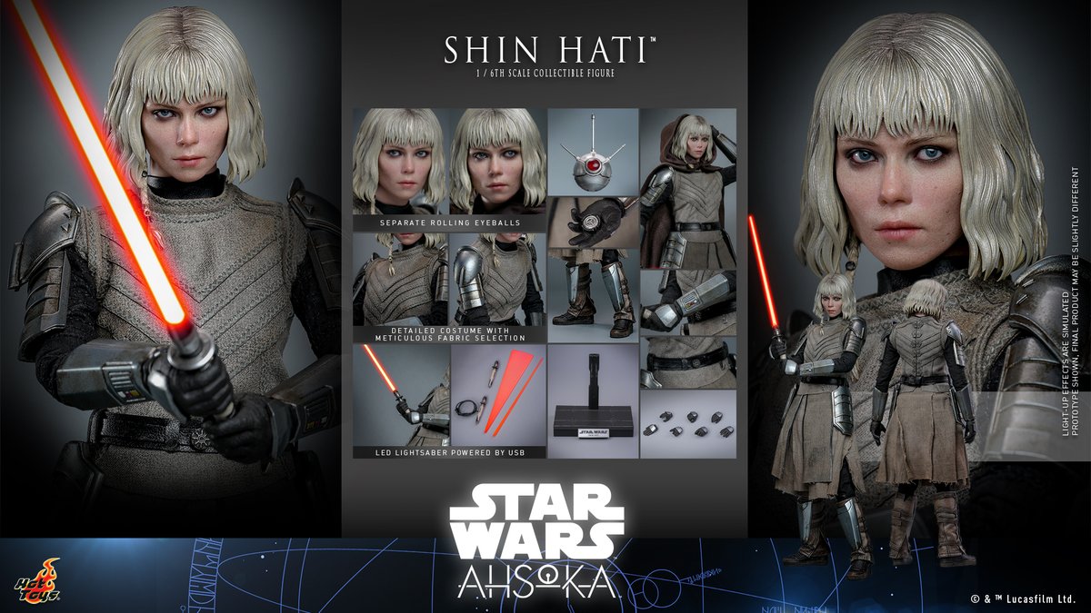 #HotToys 1/6th scale @starwars @ahsokaofficial #ShinHati figure is available for pre-order now! bit.ly/HTShinHati