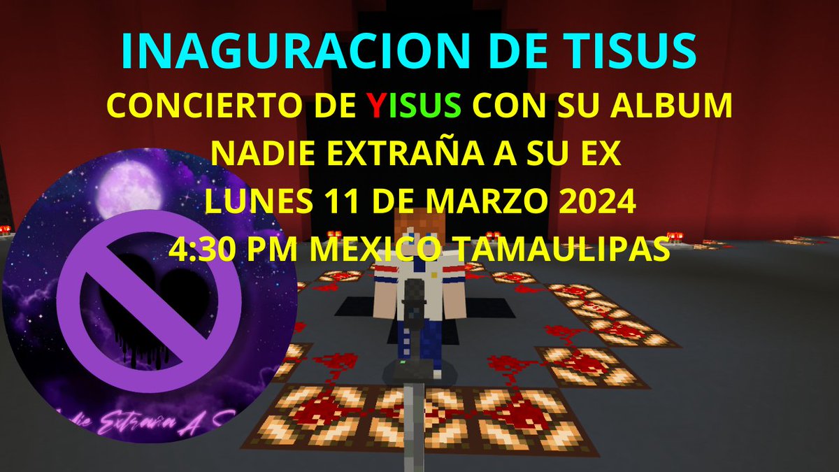 PREMIACIONESBED's tweet photo. EL CREADOR DE ESTO 🫡 INAGURARA EL LUGAR DONDE SERA ESTE EVENTO 🛕 CON UN CONCIERTO DE SU ALBUM (SOLO MINECRAFT BEDROCK) AQUI SE DARA INFORMACION https://t.co/oWvbU0zyIP https://t.co/QXztEbgG86