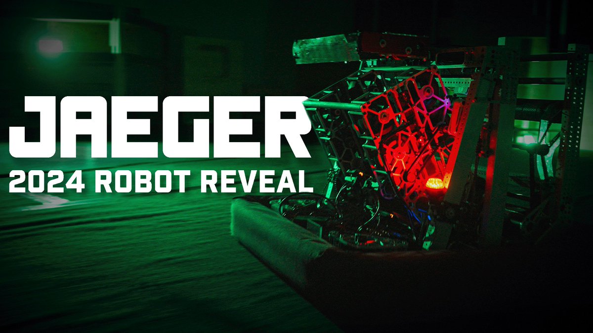 Meet Jaeger, our 2024 robot. Link in bio.
Catch us at the Georgian College Event (March 16-17) and at the University of Waterloo District Event (March 22-23).

#robotreveal #frc #firstrobotics #firstcanada #firstroboticscanada #frccrescendo #davidjaeger #omgrobots