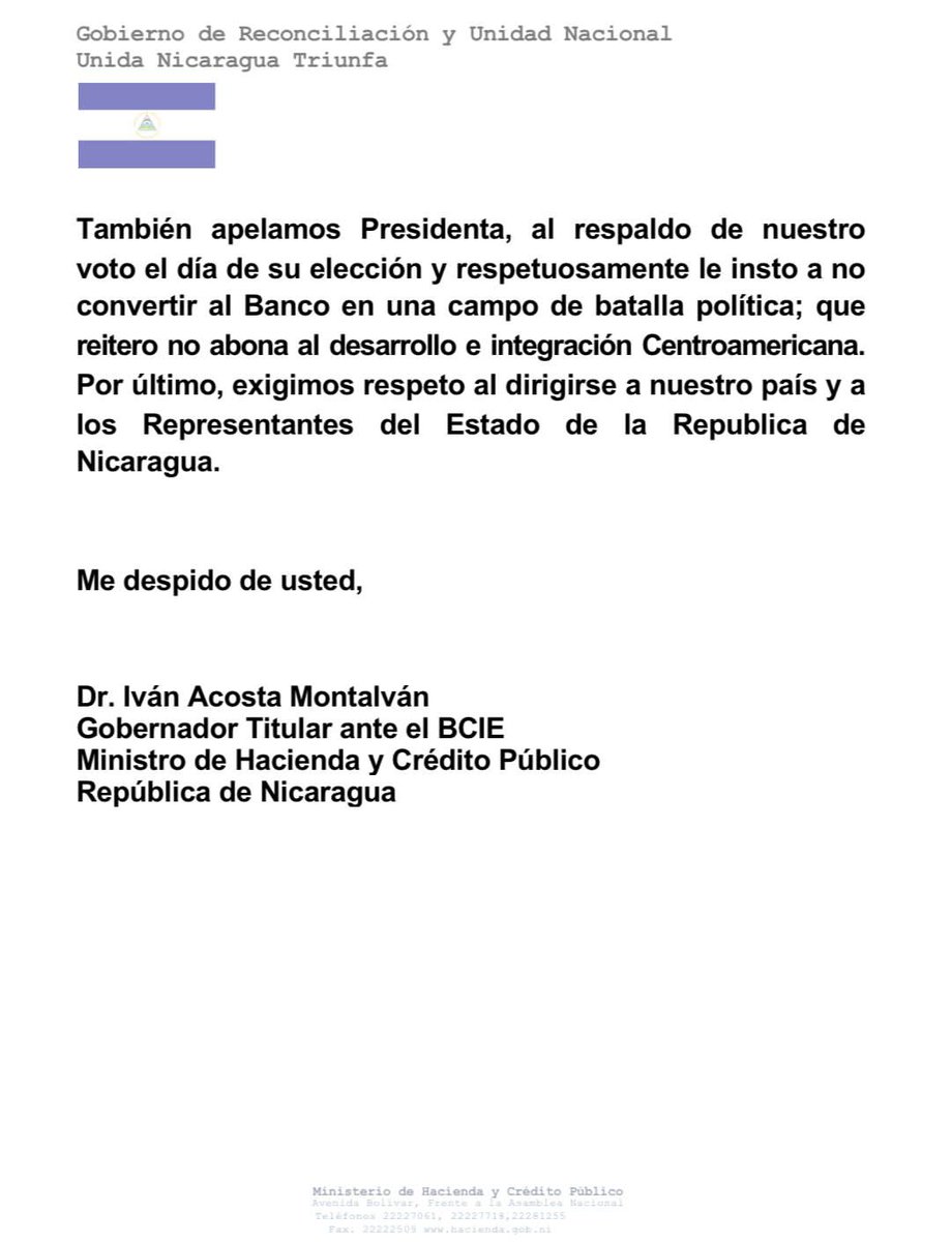 Canal 6 Nicaragua tweet media