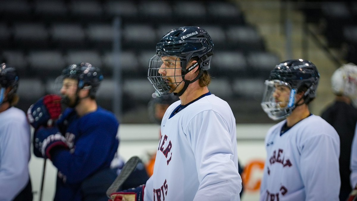 RMUMHockey's tweet photo. Getting. Better. Every. Day. 

#BobbyMo #AHA20 https://t.co/JhX4qMe5wI