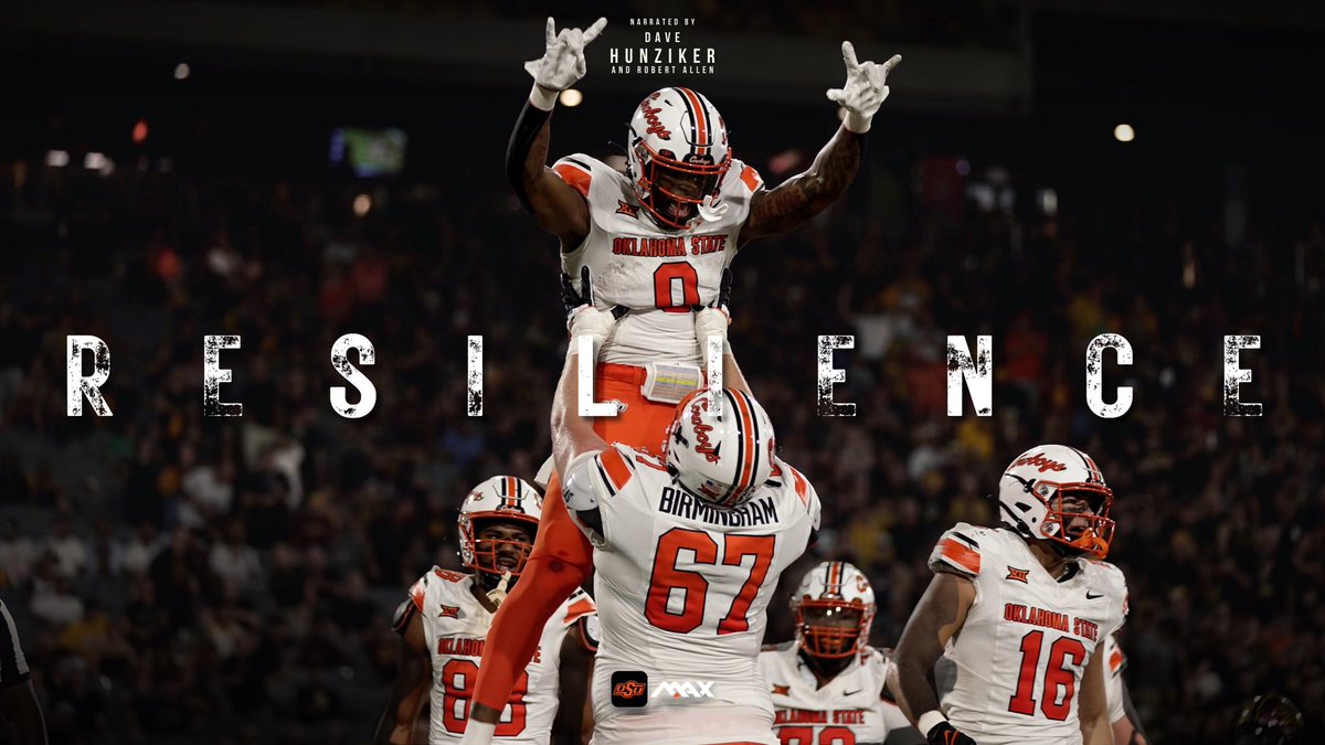 We are LIVE! 𝑹𝒆𝒔𝒊𝒍𝒊𝒆𝒏𝒄𝒆 is available NOW on OSUMax. osumax.com/videos/resilie… #GoPokes