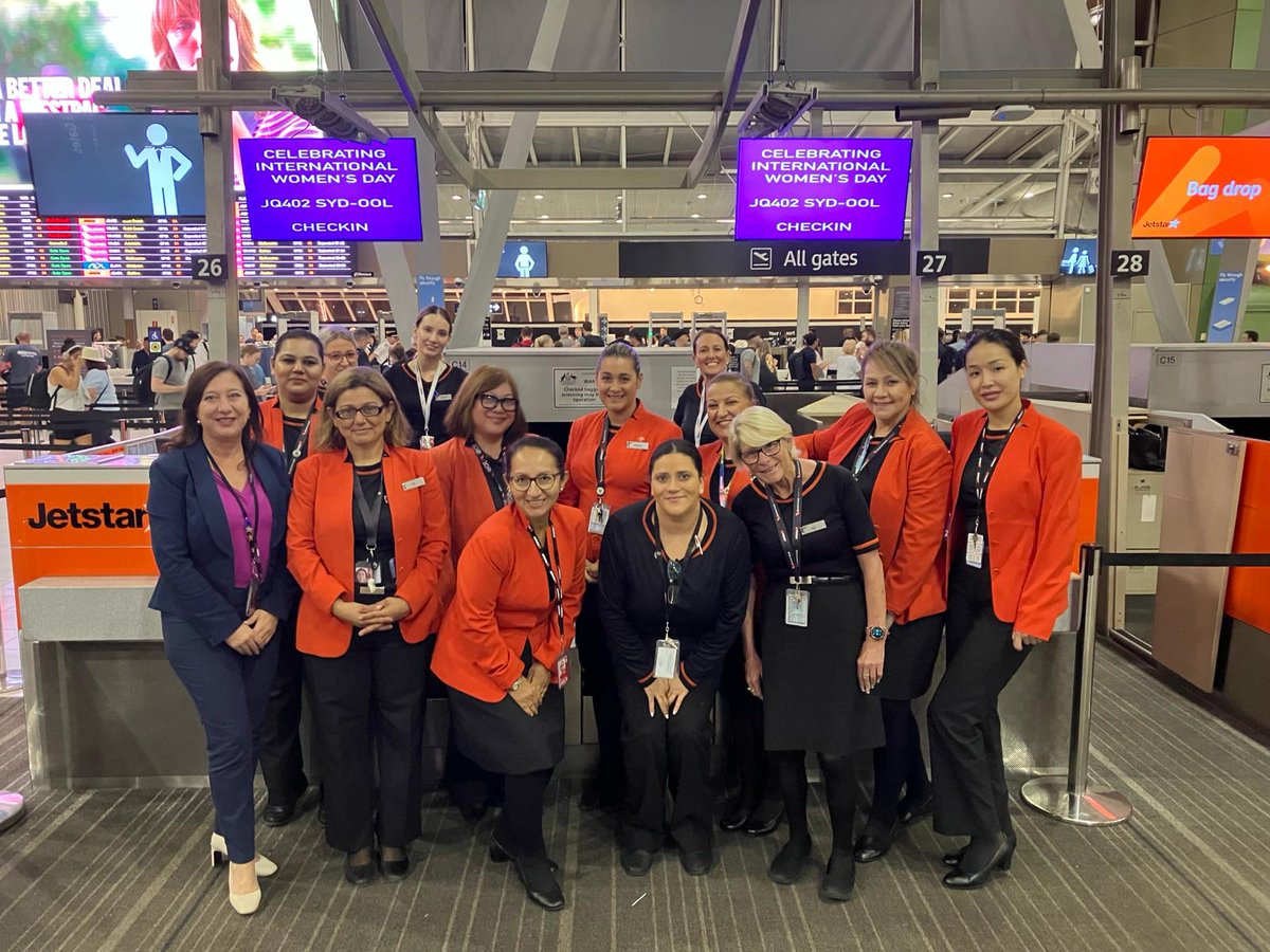 Today we marked International Women’s Day by having three flights in AU and NZ that were planned, dispatched and operated with women in every role including pilots, engineers, cabin crew, airport services and flight operations. #IWD2024