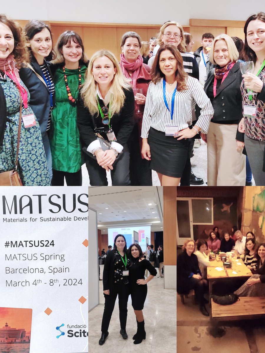 Nice days at #MATSUS24 It was great to see some colleagues and meet new ones !! #perovskites #solarcell #nanocrystals #photocatalysis and Happy #WomensDay2024 for all!