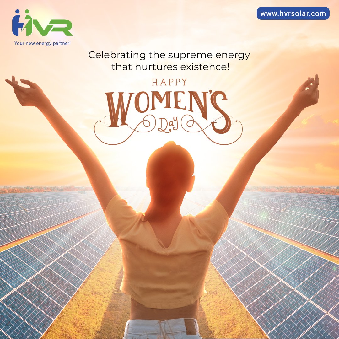 HVR_Solar's tweet photo. A tribute to the incredible strength, resilience, and nurturing spirit that women bring to the world. In every role, women embody a supreme energy that sustains and shapes our existence. Let's honor, appreciate, and empower women today and every day.
#womensday #hvr #hvrsolar https://t.co/yNEvFOxke2