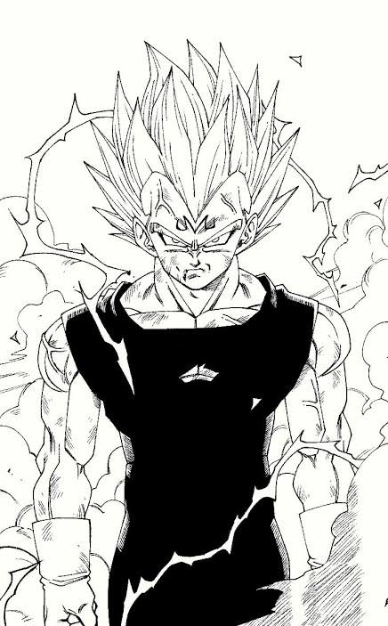 Belajar gambar pertama pake panel ini saking kerennya ni gambar.. Rest in Peace Akira Toriyama