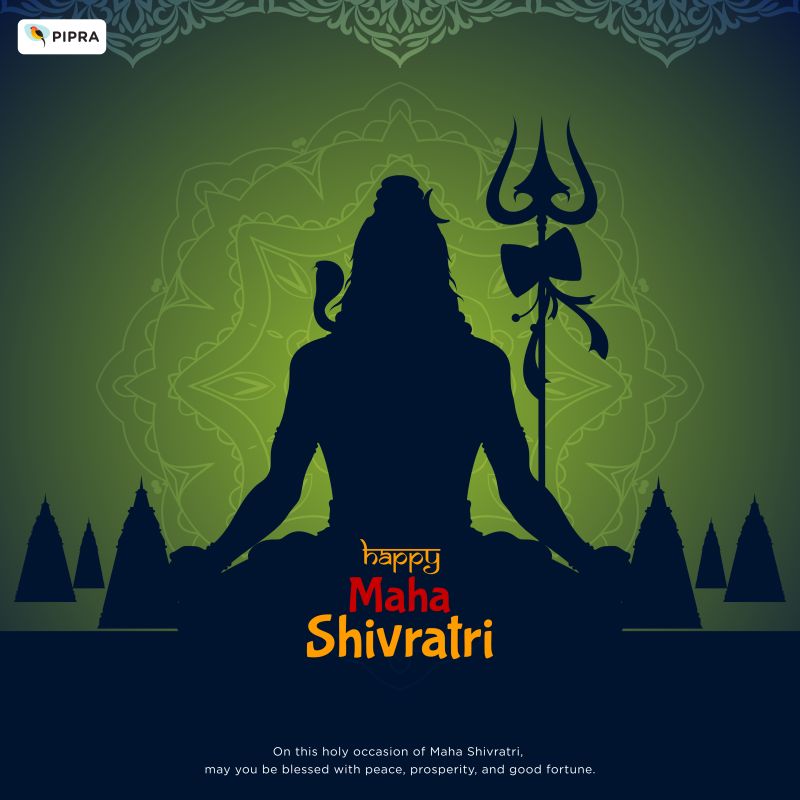 🕉️ Wishing everyone at PIPRA Solutions a blessed Mahashivratri! May Lord Shiva's grace empower you with strength, wisdom, and peace. Here's to a night of divine transformation and positivity. Har Har Mahadev!

#Mahashivratri #Blessings #HarHarMahadev