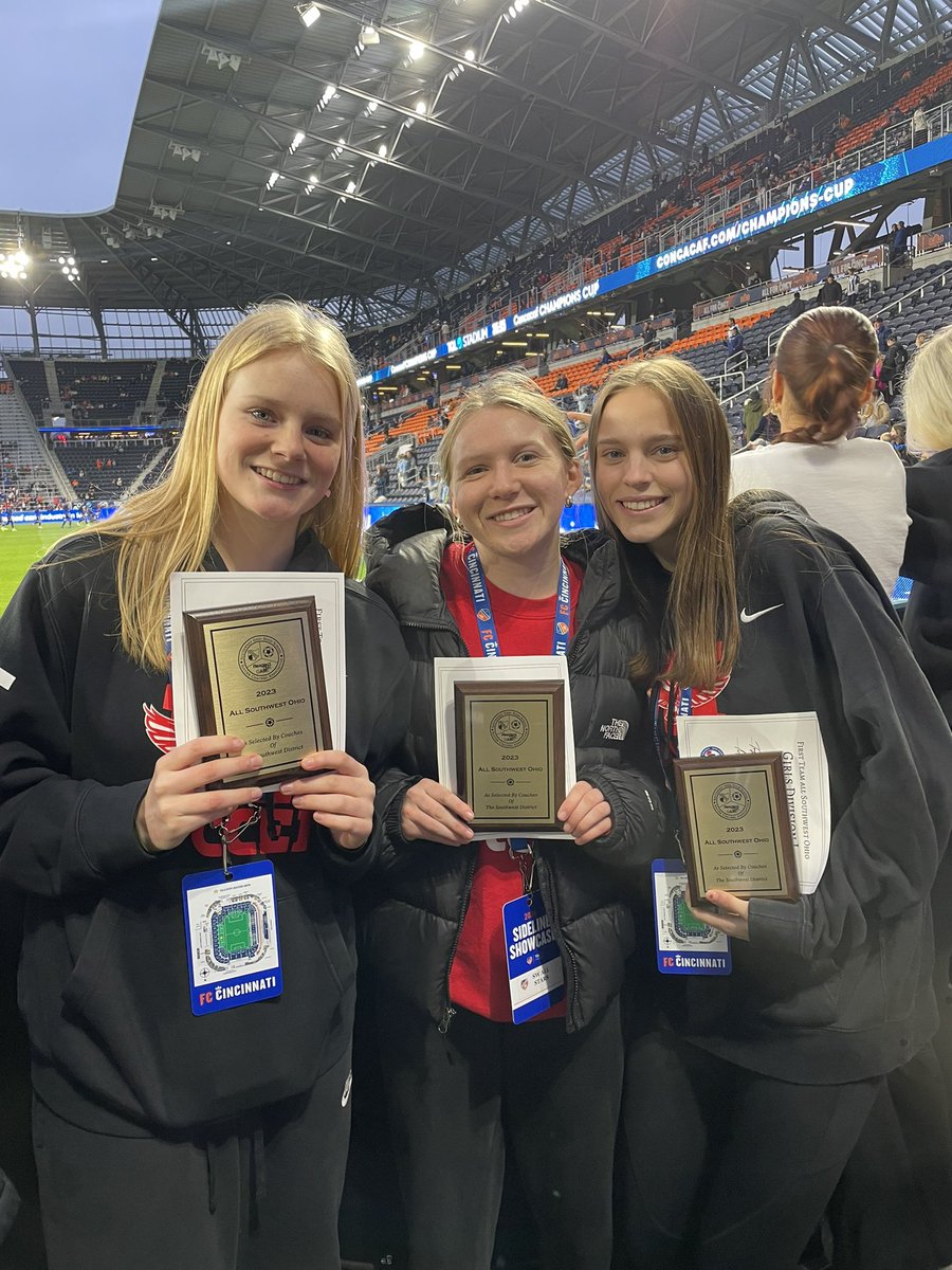Milford Girls Soccer (@mhseaglessoccer) on Twitter photo Congratulations to these three for their All-Southwest Ohio honors! Ana Manning, Peyton Smith, and Caitlin Evans were recognized tonight down at TQL before the FCC game! What a fun experience! <a href="/Milford_Eagles/">Milford Athletics</a> Congratulations to these three for their All-Southwest Ohio honors! Ana Manning, Peyton Smith, and Caitlin Evans were recognized tonight down at TQL before the FCC game! What a fun experience! <a href="/Milford_Eagles/">Milford Athletics</a>