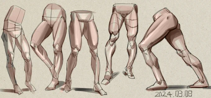 Today's study, Leg - !! ! 