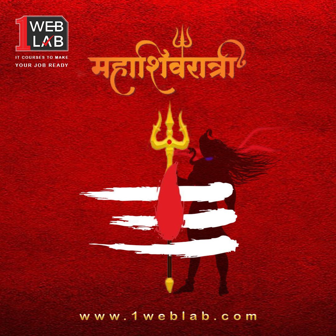 On this auspicious occasion may the blessings of Lord #Shiva be with you and your family. #HappyMahashivratri #1weblab #WebDesigning #WebDeveloping #DigitalMarketing #GraphicDesigning #LanguageClasses #MakeInIndia #DigitalIndia