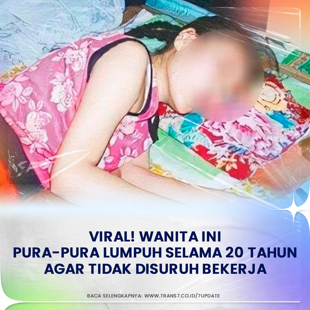 trans7club's tweet photo. Seorang wanita di China berpura-pura lumpuh selama 20 tahun. Saat diperiksa oleh dokter, ternyata wanita tersebut mengidap penyakit psikologis โHisteriaโ. Gimana kisah lengkapnya?
Baca selengkapnya di https://t.co/TszashH1iG
#TRANS7Update #Sobat7JadiTau #Viral #Berita #China https://t.co/rqIuWYHVKI