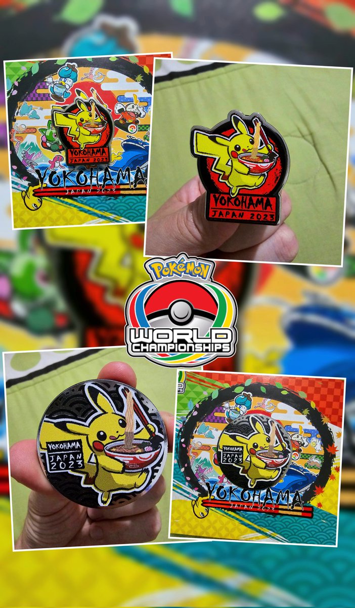 JackFrdtw's tweet image. Pokémon world championship Yokohama 2023 🏆

#pokemontcg #pokemonpin #yokohama