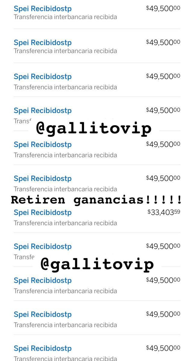 GallitoVip's tweet image. RETIREN GANANCIAS SEÑORES!!!!🔥

Hace 3 semanas ganamos 1,200,000🤑

Hace 1 semana ganamos 515,000🤑

Hoy ganamos 535,000🤑

Demostrando con HECHOS que somos la punta del tren en este negocio 💣

Te espero en el grupo de parleys 👇🏻

wa.me/message/ICTHQU…