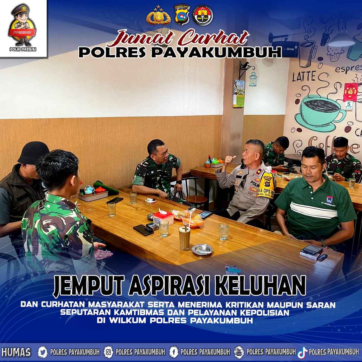 HariRambe's tweet photo. #JumatCurhat
#BahagiaJumat
#polripresisi
#quickwinspolri
#quickwinspresisi
#polrespayakumbuh https://t.co/UmT6GdMoa1