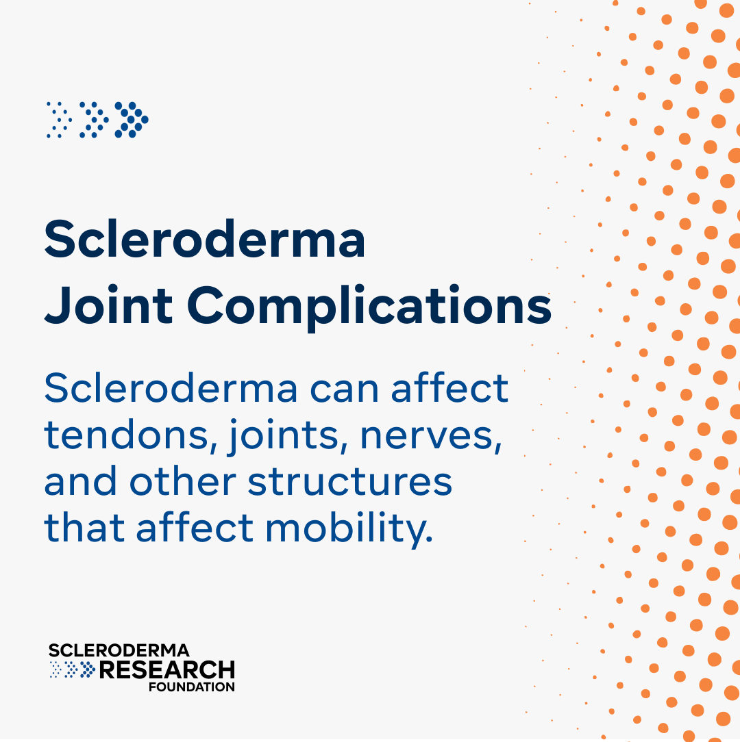 Let's talk about how #scleroderma can mobility. The increased production of collagen associated with scleroderma can cause vascular dysfunction. This can contribute to stiffness, warmth, tenderness, & pain in the joints and muscles. Learn more: bit.ly/3u5AlOE