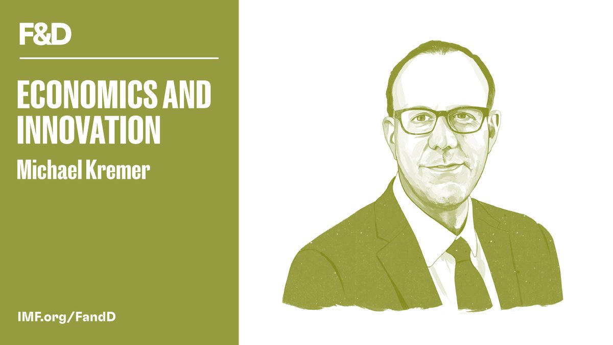Economists can play a crucial role in developing innovations that address social, environmental, and other human needs, writes Michael Kremer in the latest F&amp;D. Read more here. imf.org/en/Publication…