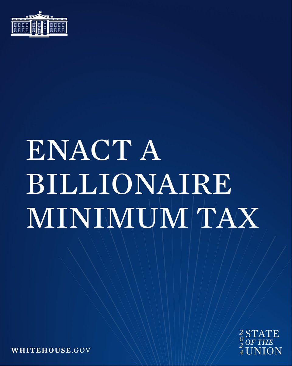 The average federal tax rate for a billionaire in America is 8.2%. That’s a lower rate than many teachers and nurses pay. President Biden is calling on Congress to enact a minimum tax of 25% for billionaires – which would raise $500 billion over the next 10 years.