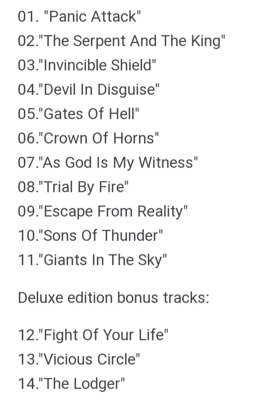 JUDAS PRIEST lanzó su nuevo disco de estudio llamado 'INVINCIBLE SHIELD'. #JudasPriest  #InvincibleShield #MetalGods #HeavyMetal  
🎧💿👉[youtube.com/playlist?list=…]