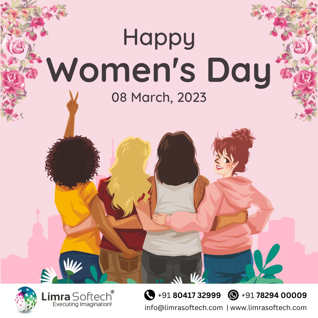 Here's to the enduring strength, unwavering grace, and boundless resilience of women that shine every day. Happy International Women's Day! 💪🌸 #Limrasoftech #IWD2024 #CelebrateHerStrength #Internationalwomensday #womensday #womenempowerment #happywomensday #digitalmarketing