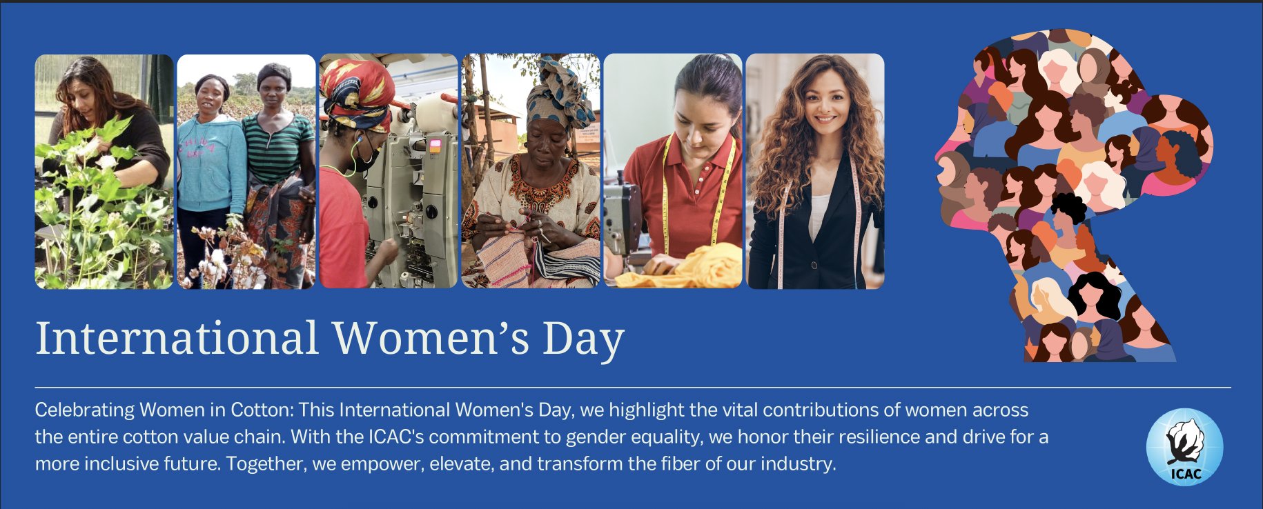 ICAC on X: Happy International Women's Day! A staggering 43% of cotton  farmers globally are women. This isn't just a job — for many, it's a  life-sustaining foundation for their families. In