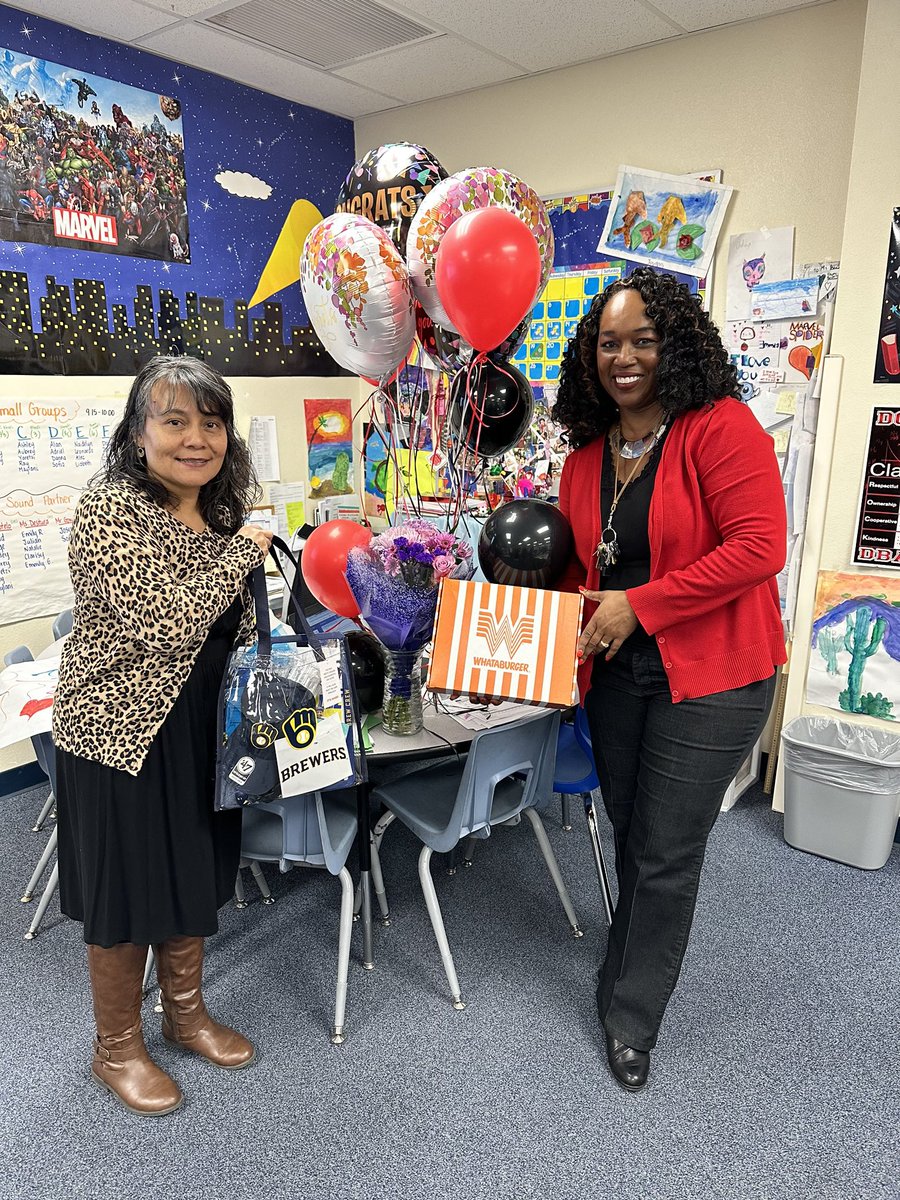 GLDDbacks's tweet photo. A huge congratulations to Mrs. Diaz who was surprised today as she was chosen as the #TeacherOfTheMonth!!! She works tirelessly to provide a safe and welcoming learning environment for our scholars. She goes above and beyond every single day!!! Congratulations, Mrs. Diaz!!!! https://t.co/MRR3f8Xv7l