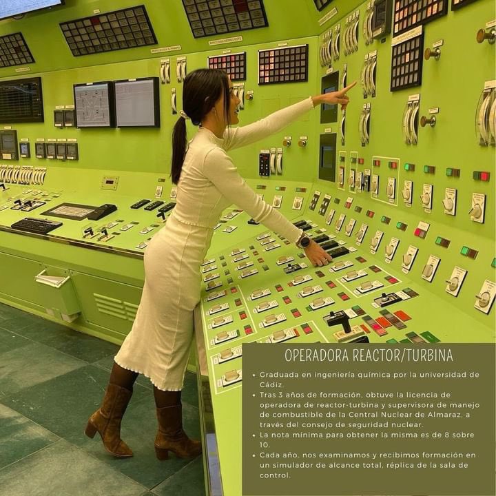 En el #DiaDeLaMujer os presento a mi compañera Cielo Justo, ingeniera química y Operadora de Reactor y Turbina en la Central Nuclear de Almaraz, una inspiración para niñas y jóvenes que quieran dedicarse a la energía nuclear.