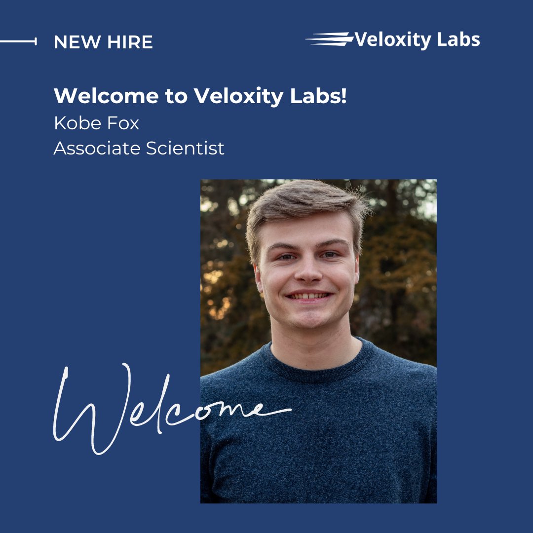 Please join us as we welcome our new associate scientist and recent @bradleyu graduate, Kobe Fox!

As our growth continues, it becomes more evident that the @CityofPeoria_IL is the perfect location for us. 

#NewHire #CompanyGrowth #Bioanalysis #LCMS #GLP