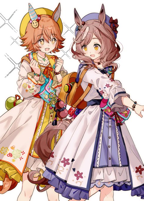 ウマ娘 手描きイラスト マチカネタンホイザ マチカネタンホイザ(ウマ娘) ,マチカネフクキタル(ウマ娘