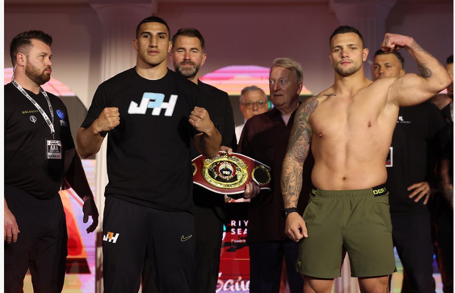 Get the alarm clock ⏰ set for tonight! @justisjphhuni and Kevin Lerena are expected in the ring at approximately 2am Qld time. Live on @DAZNBoxing