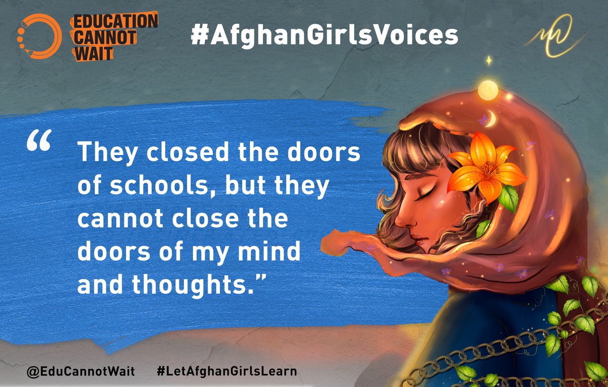 ❌Unacceptable: ahead of #IWD2024, girls in Afghanistan are now: 💔900 days denied access to secondary education 💔440 days denied access to university education. Every girl deserves protection/opportunity that education provides! #AfghanGirlsVoices👉bit.ly/afghangirlsvoi…