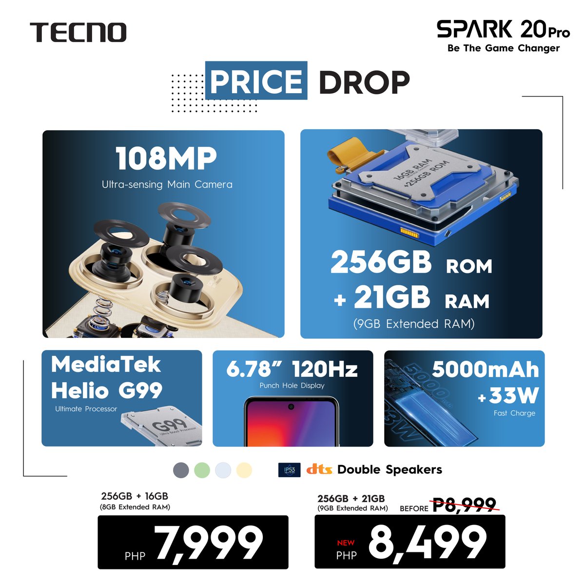 Price Drop Alert! 🚨 Exciting news! The #SPARKGo2024 and #SPARK20Pro are now offered at an even more budget-friendly price! 

Visit the nearest TECNO Stores now!
tecno-mobile.com/ph/stores/

#TECNOSPARK20Series #BeTheGameChanger #SPARKGo2024 #DoubleUpLevelUp #TECNOPhilippines