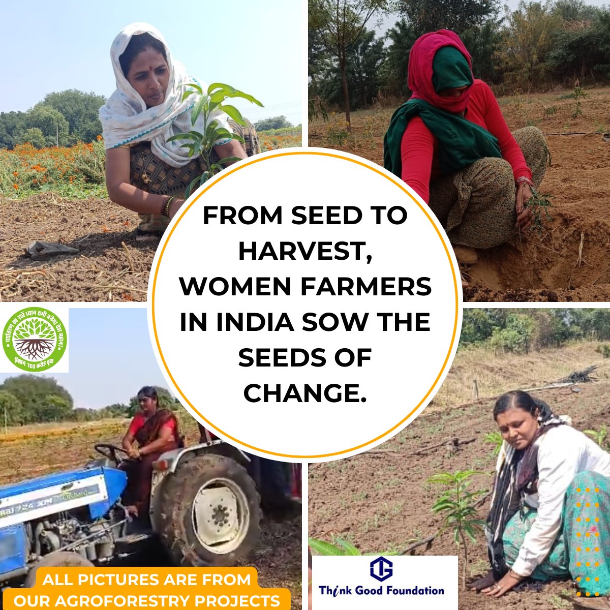 Have you ever wondered why we say Kissan Bahi ( किसान भाई) and not Kissan  Behan (किसान बहन) ?  Let's break the stereotype and acknowledge the important role that female farmers play in agriculture #InternationalWomensDay #Empowerment #agriculture @mission100cr @ThinkGoodFound1