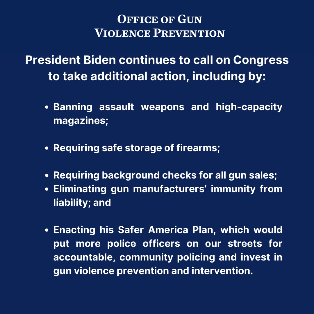 NewtownAction's tweet photo. In September of 2023, @POTUS announced the establishment of a White House Office of Gun Violence Prevention (@WHOGVP46).  

We must re-elect @POTUS and @VP.

#SOTU #SOTU2024 https://t.co/zhZQGtl1iO