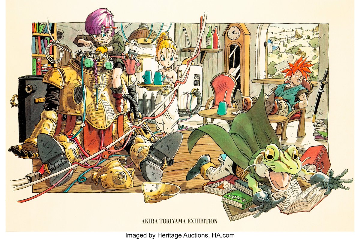 Chrono Trigger was my introduction to Akira Toriyama's artwork. I was just a little kid and was taken by its unique style. The character & monster designs were just so lively. I still consider it one of the best games ever. Thank you for everything.