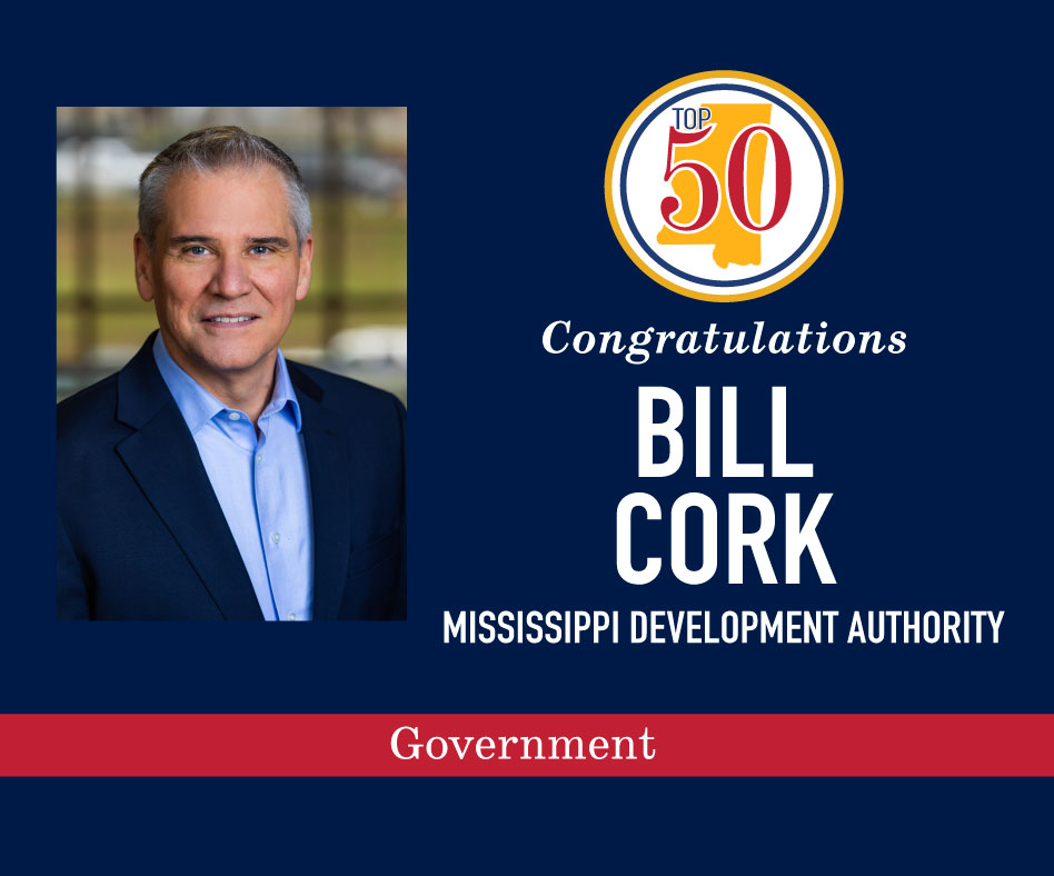 MDA Exec. Dir. Bill Cork has been named to the 7th Class of the @MSTop50 - a list of 50 of the top leaders in MS!💪Under Bill's leadership at MDA, over $12B in new investments and ~3,100 jobs have been announced already in 2024, and there's more to come! Congratulations, Bill!👏