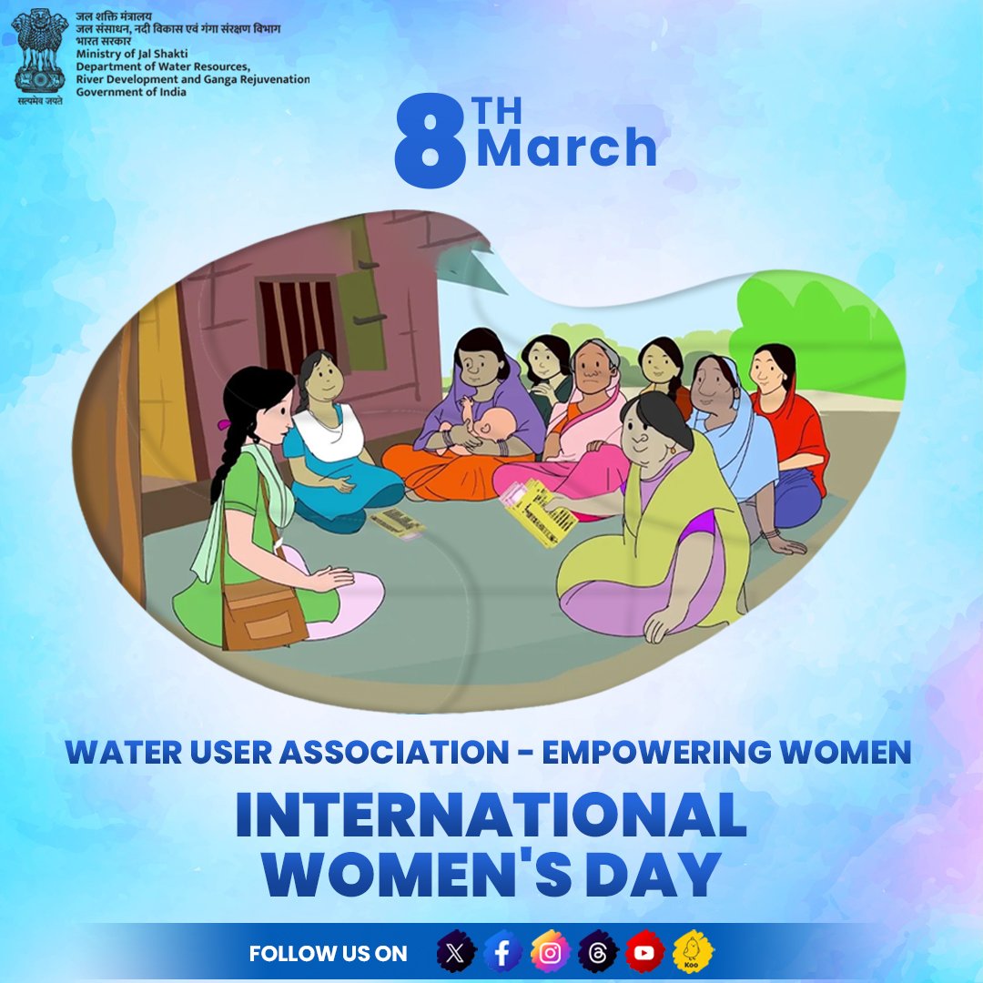 This #InternationalWomensDay, let's shine a light on transformative power of Water User Associations. By placing women at the heart of irrigation boosts agriculture, champions #GenderEquality, and ensures water equity. Here's to women paving the way for a sustainable future. #IWD