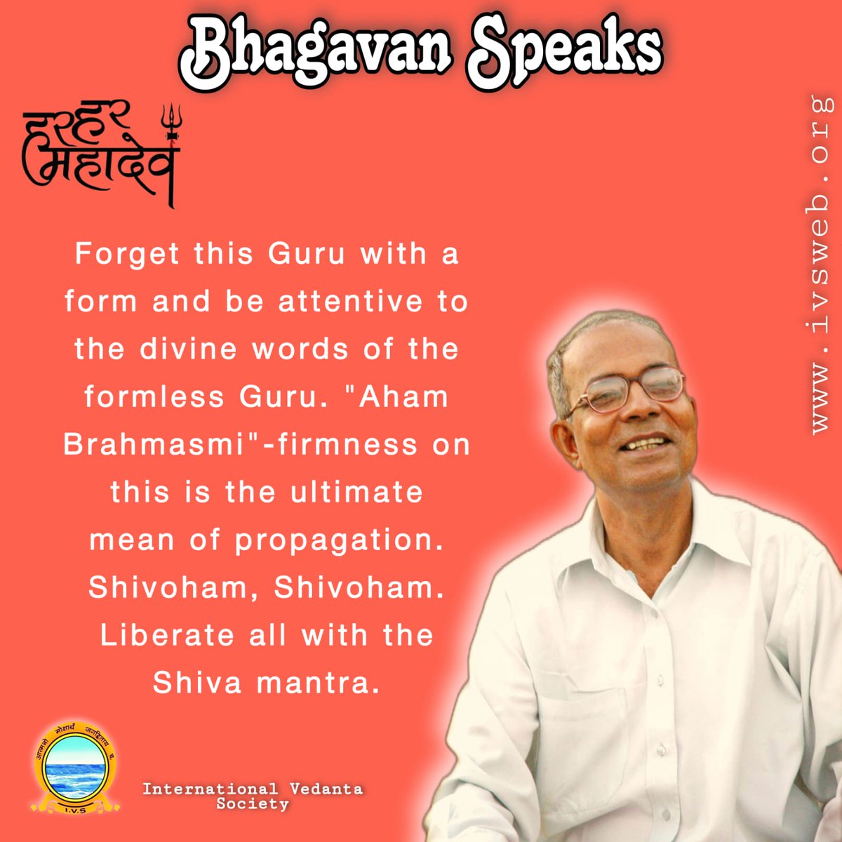 IVS_hq's tweet photo. #bhagavanspeaks #Bhagavan #DivineBlessings #Shivaratri https://t.co/5q6ZtdUKRy
